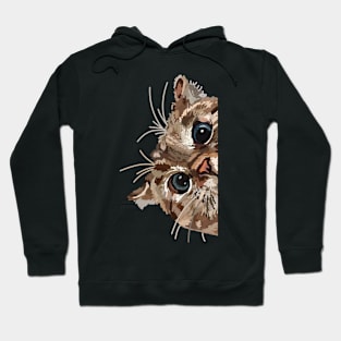 Peeking Cat Hoodie